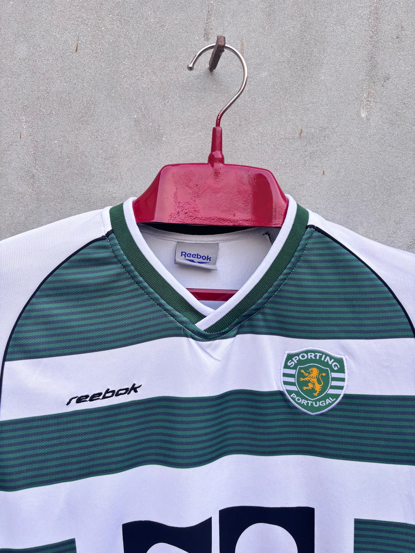 C RONALDO SPORTING 2001/03 EMBROIDED JERSEY
