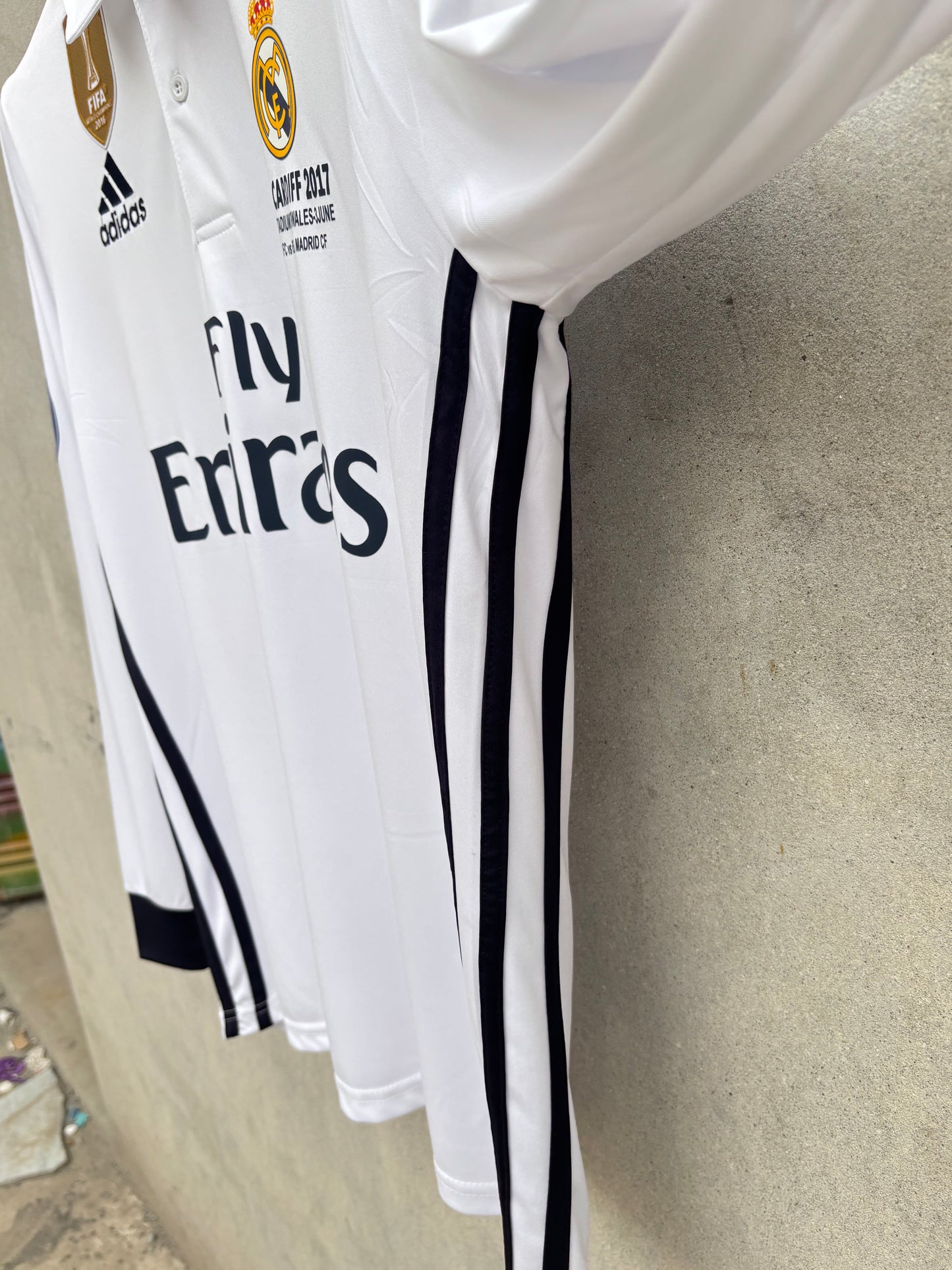 Ronaldo 7 Real Madrid Home 2016/17 FULL SLEEVE JERSEY (ORIGINAL LOGO)