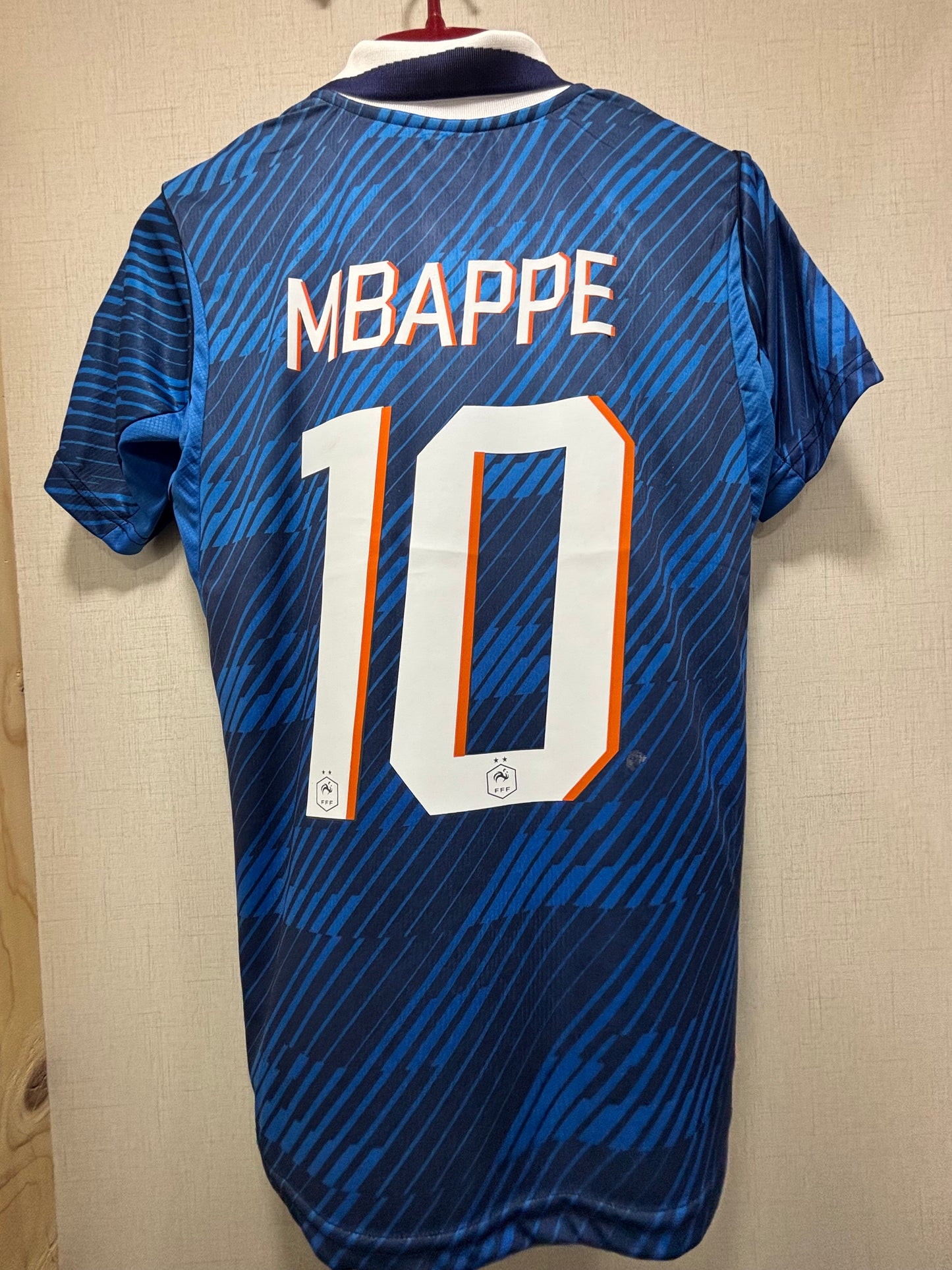 MBAPPE 10 FRANCE HOME FIFA CUP JERSEY (EMBROIDED LOGO)