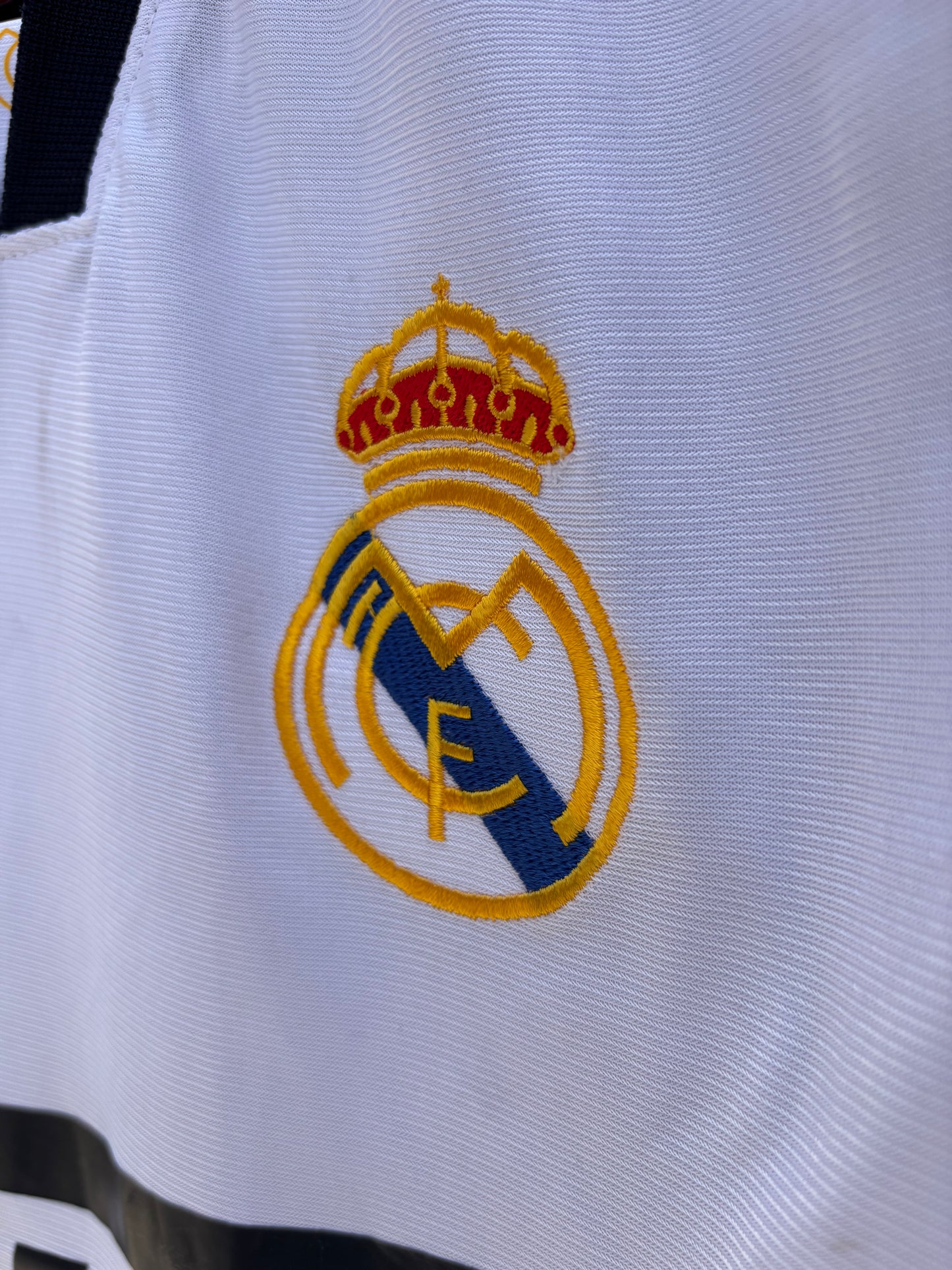 REAL MADRID HOME 99/00 JERSEY (EMBROIDED LOGO)