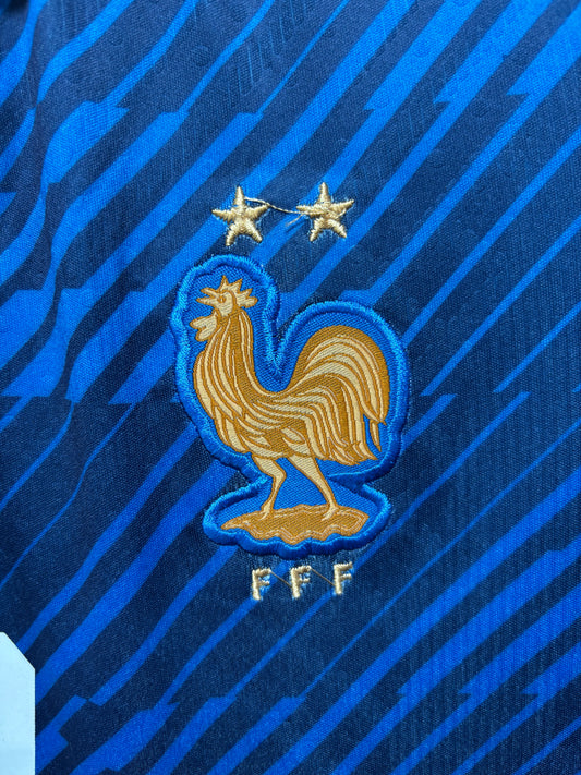 MBAPPE 10 FRANCE HOME FIFA CUP JERSEY (EMBROIDED LOGO)