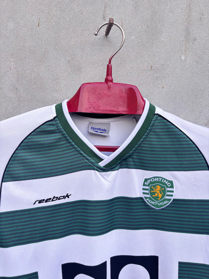 C RONALDO SPORTING 2001/03 EMBROIDED JERSEY