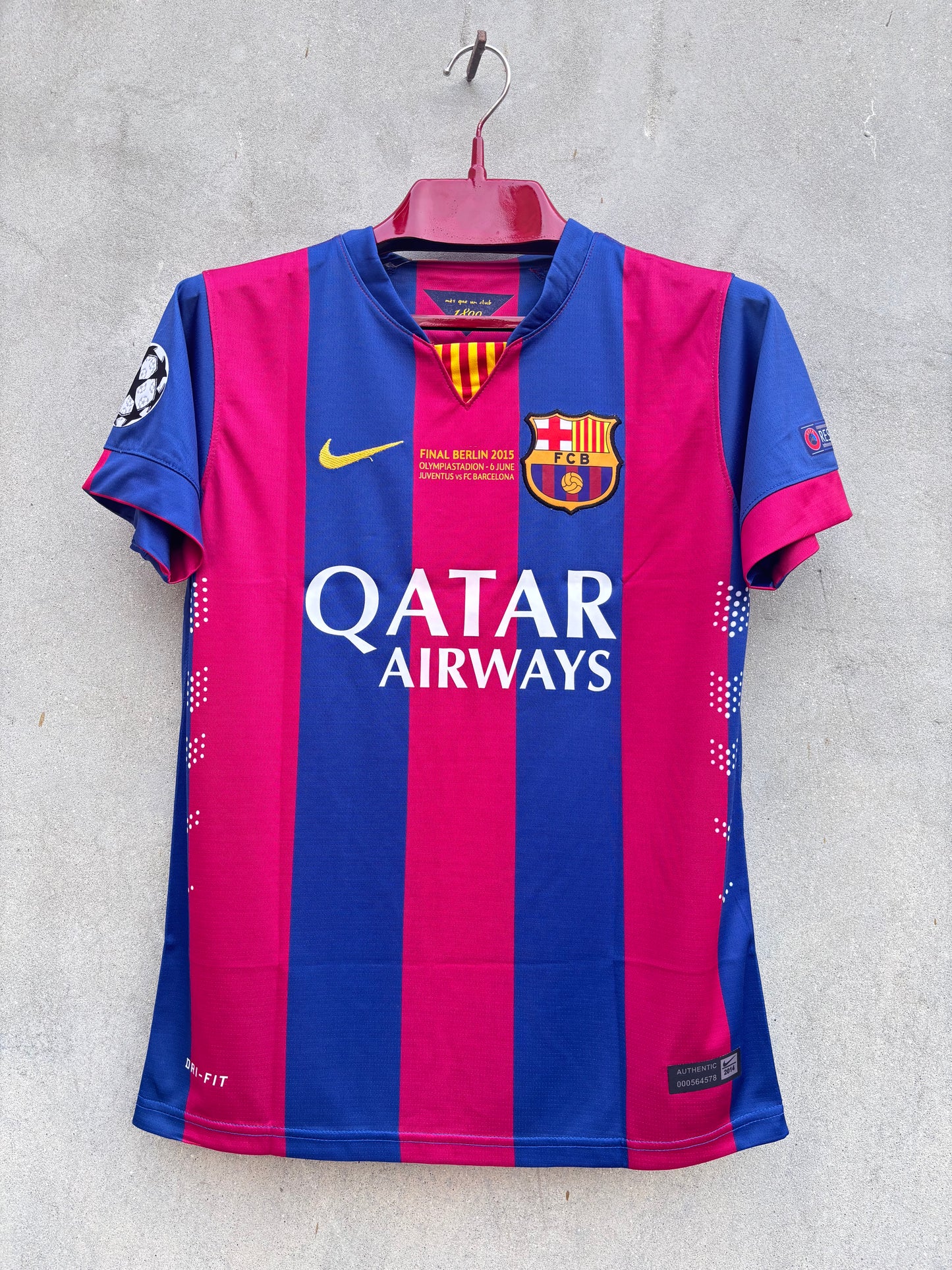 BARCELONA 2015 FINAL JERSEY(EMBROIDED LOGO)