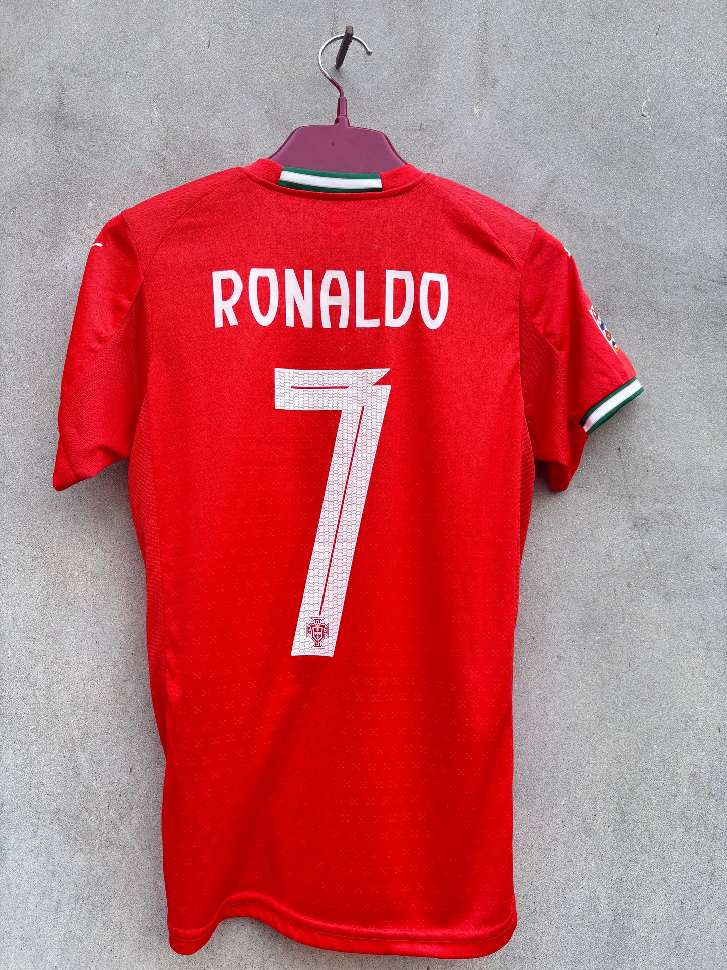 RONALDO 7 PORTUGAL HOME SHIRT PLAYER VERSION