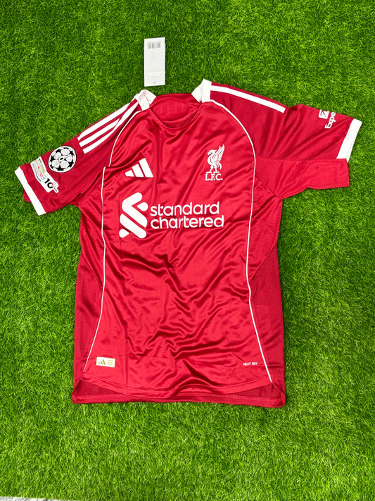 LIVERPOOL HOME SHIRT 25/26 (PLAYER VERSION LOGOS)