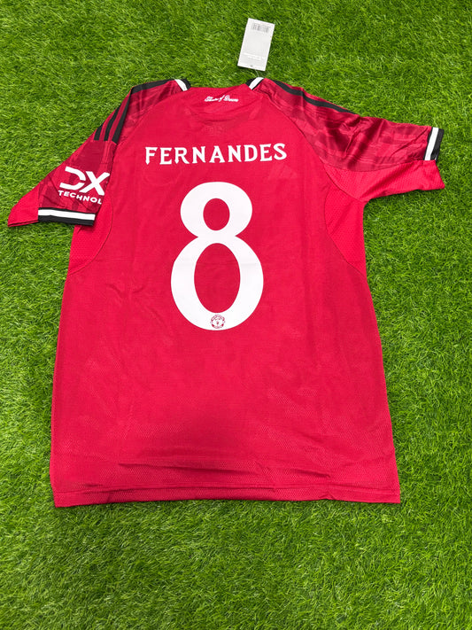 Manchester Unitd Home HALF SLEEVE Shirt 25/26 EMBROIDED LOGO