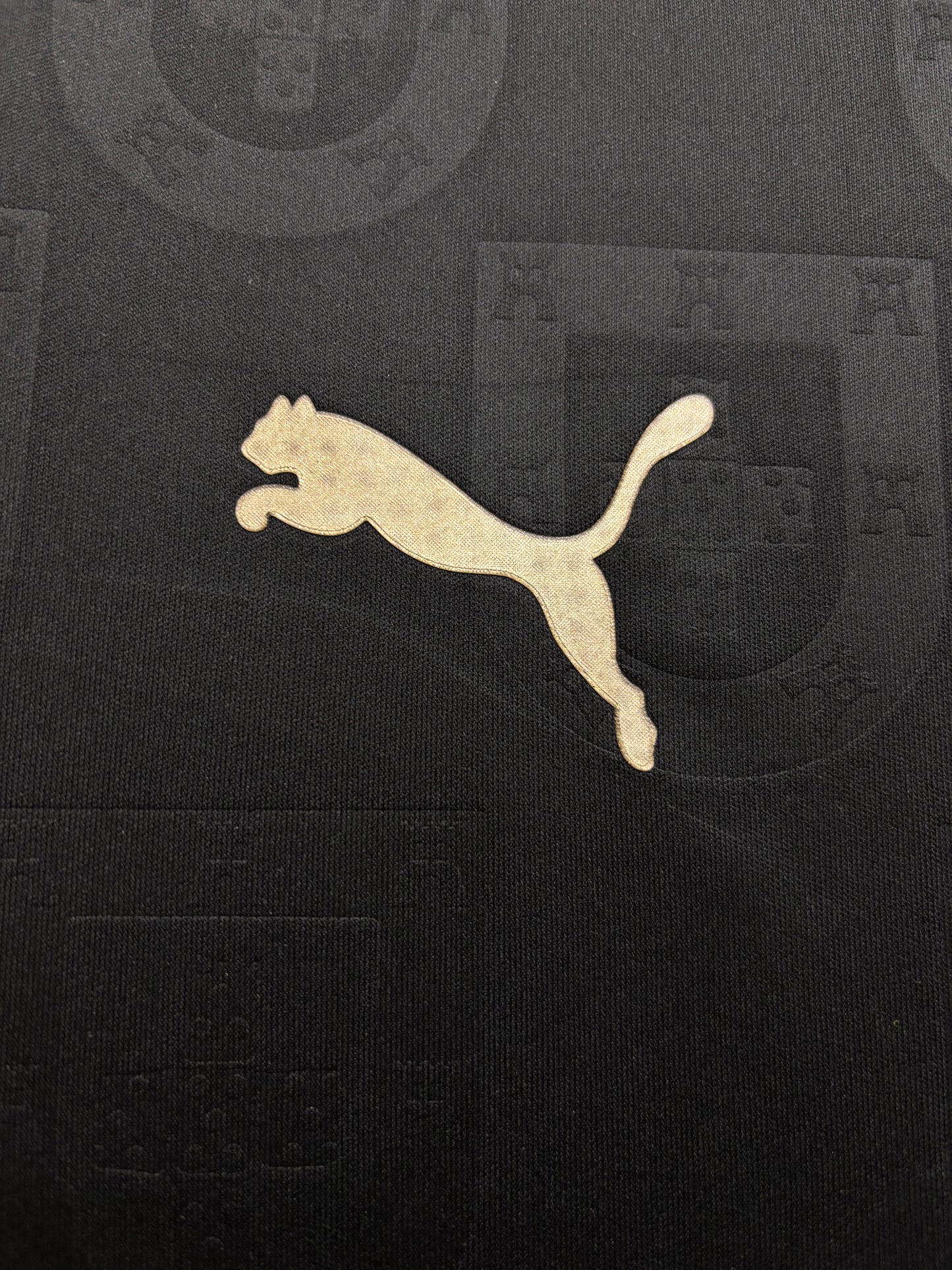 RONALDO 7 PORTUGAL BLACK HALF SLEEVE JERSEY (PLAYER VERSION LOGO )