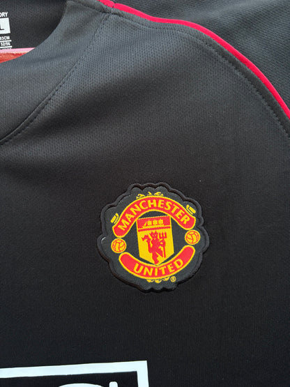 RONALDO 7 MANCHESTER UNITED BLACK SHIRT 2007/08