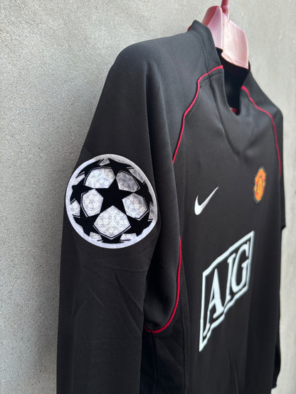 RONALDO 7 MANCHESTER UNITED BLACK SHIRT 2007/08