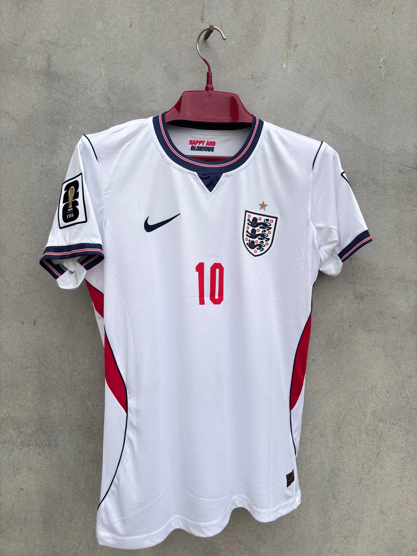 BELLINGHAM 10 ENGLAND HOME FIFA CUP JERSEY 2026 (PLAYER VERSION)