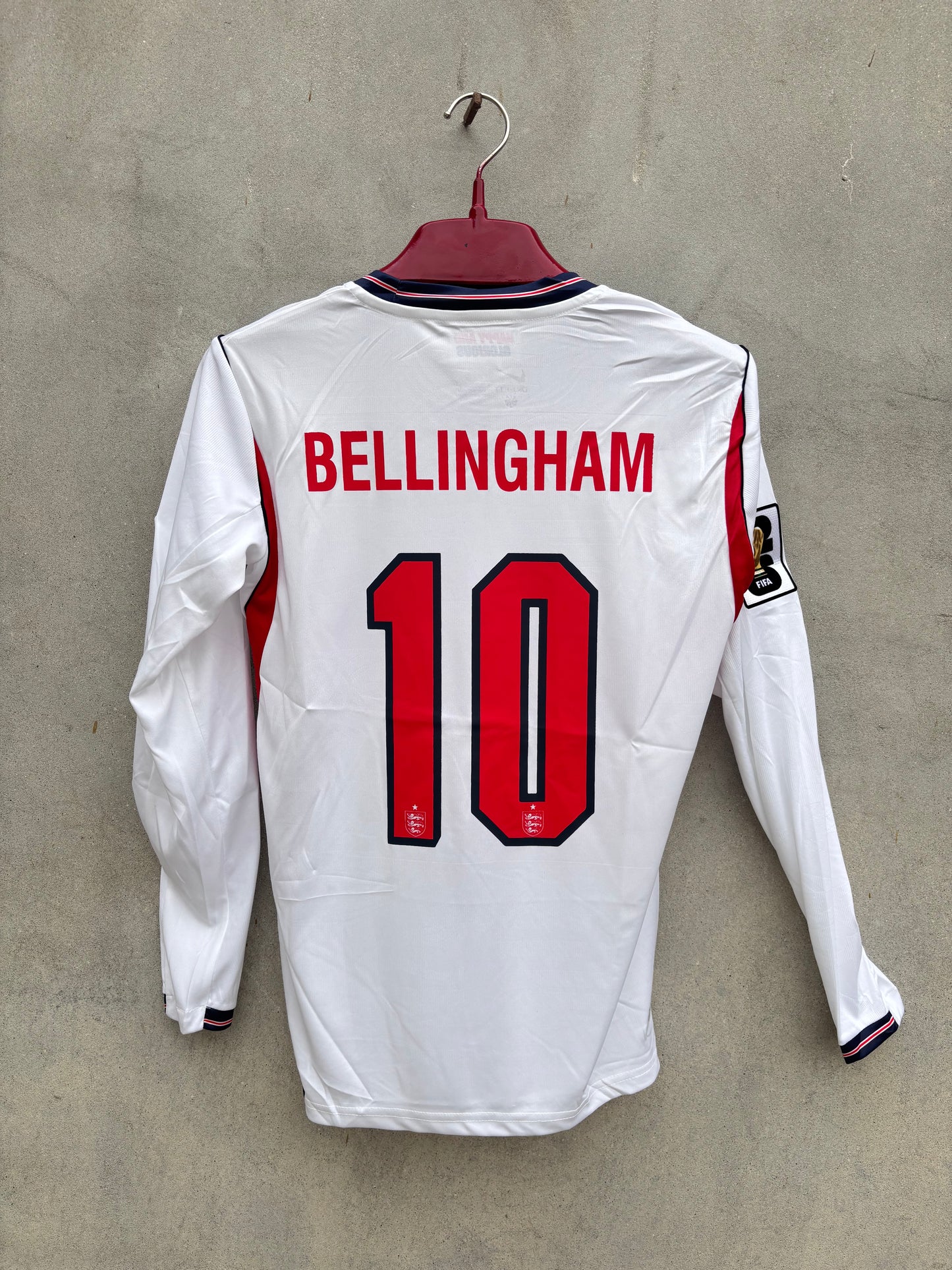 BELLINGHAM 10 ENGLAND HOME FIFA CUP JERSEY 2026 (PLAYER VERSION)