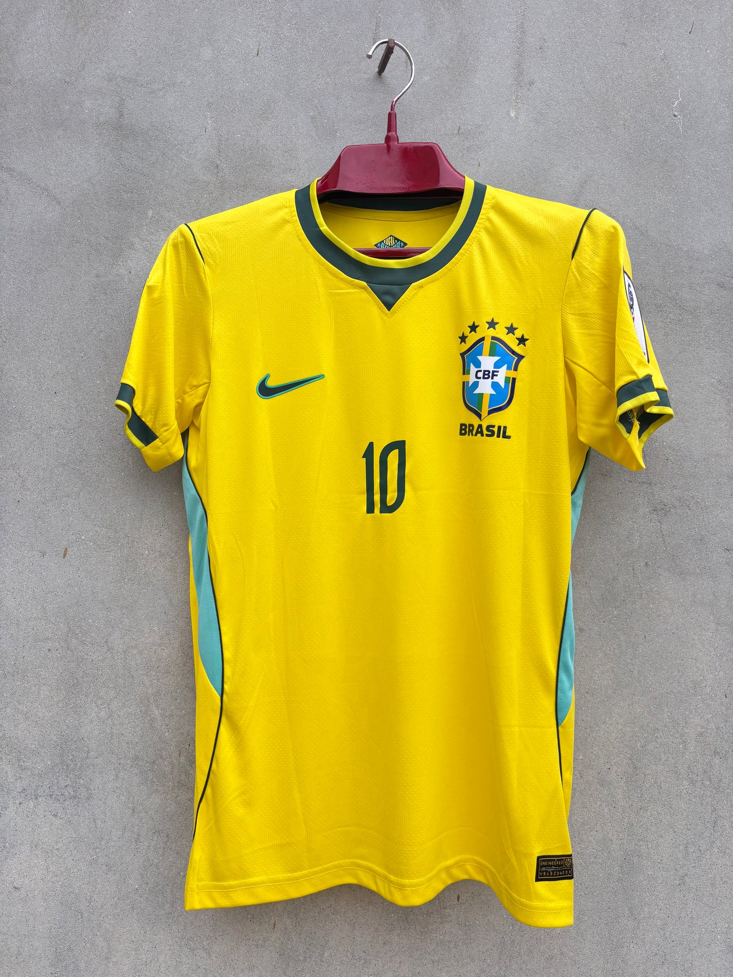 NEYMAR JR BRAZIL HOME FIFA CUP JERSEY 2026 (TPU LOGO)