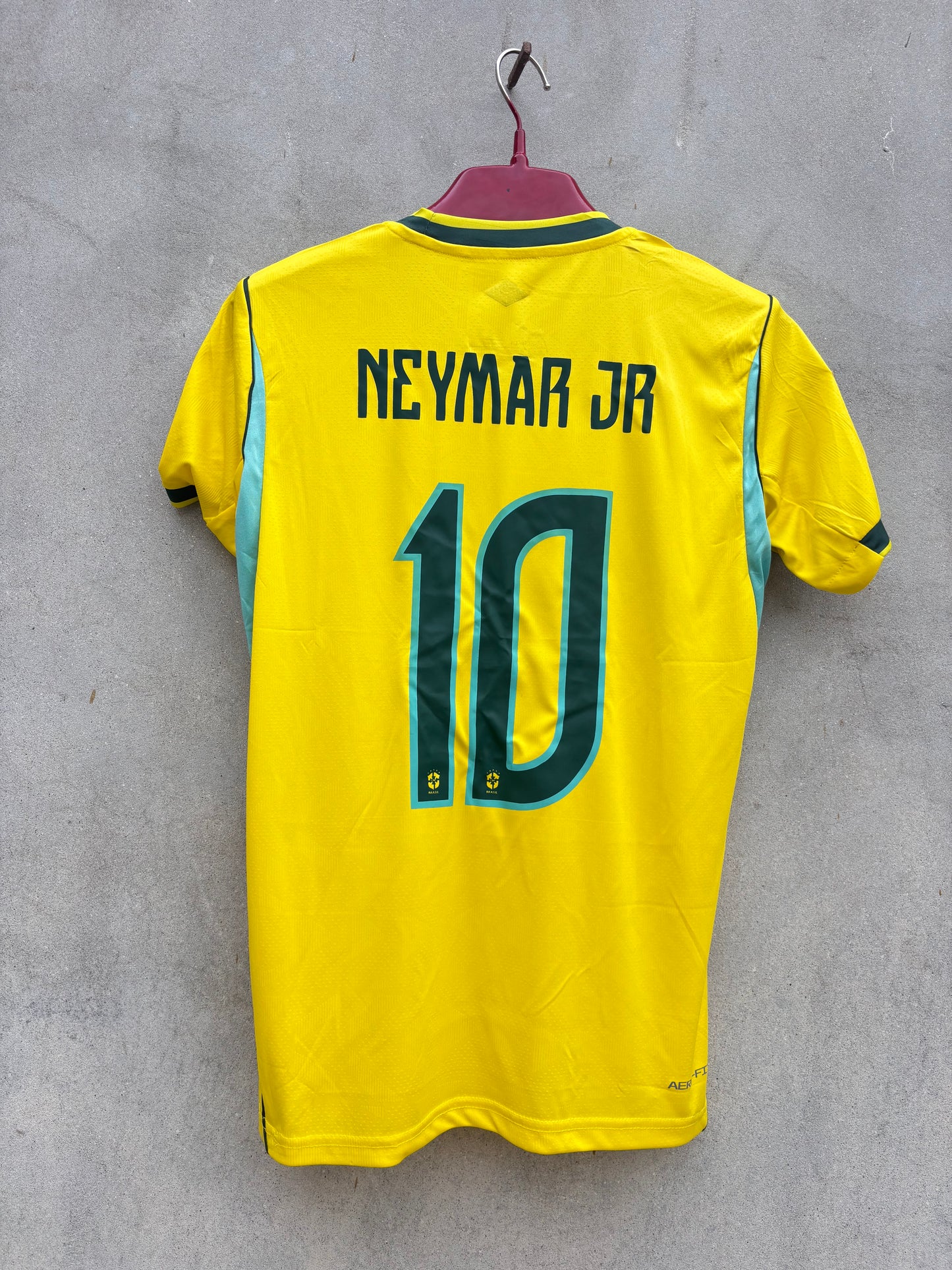 NEYMAR JR BRAZIL HOME FIFA CUP JERSEY 2026 (TPU LOGO)
