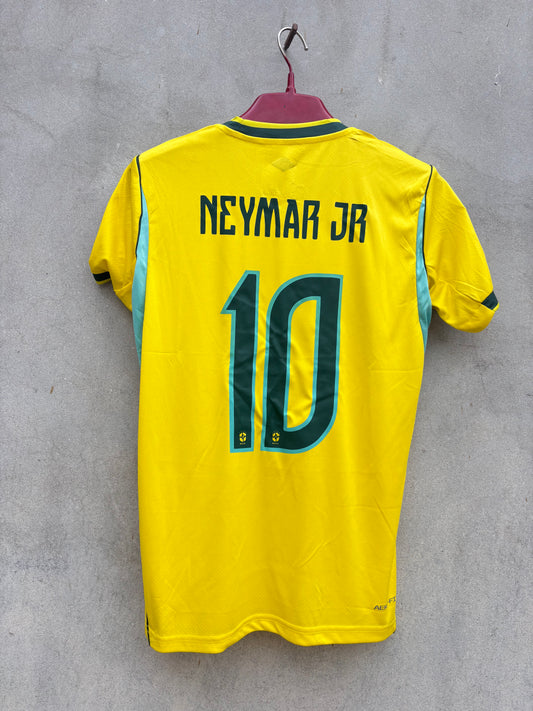 NEYMAR JR BRAZIL HOME FIFA CUP JERSEY 2026 (TPU LOGO)