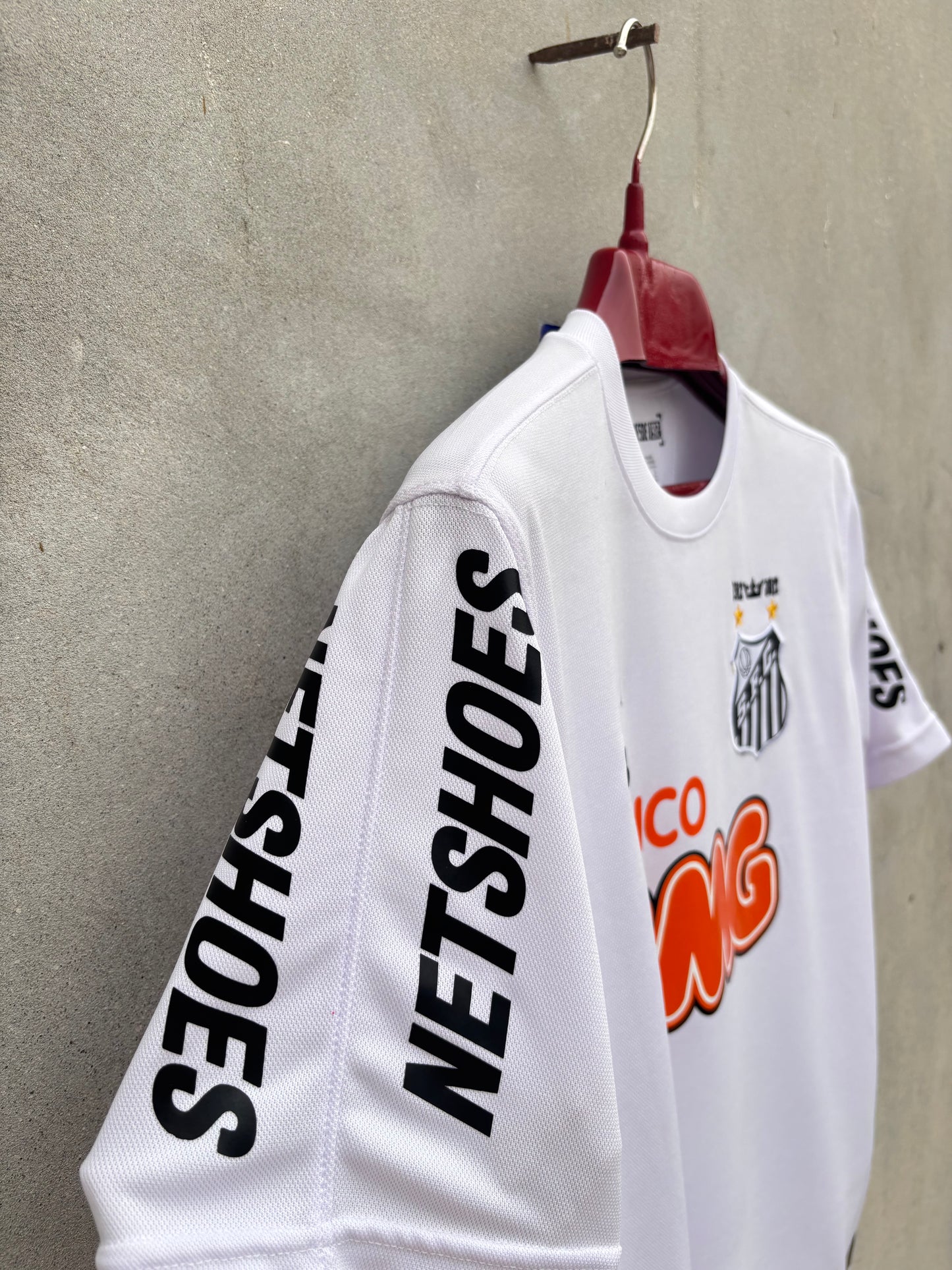 Neymar Jr Santos Shirt 2012 HOME EMBROIDED LOGO