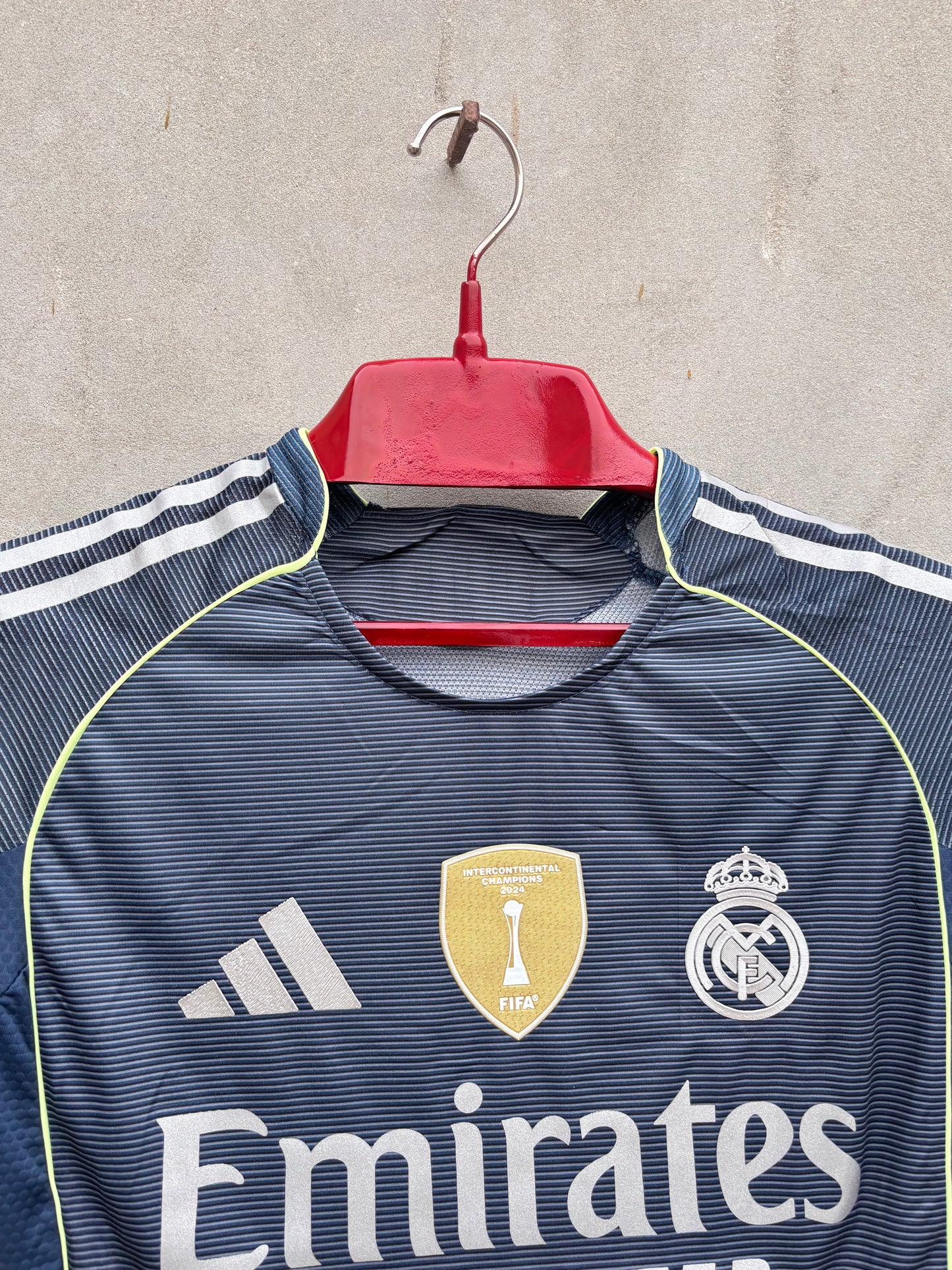 Real Madrid Away HALF SLEEVE JERSEY(TPU LOGO) 2026