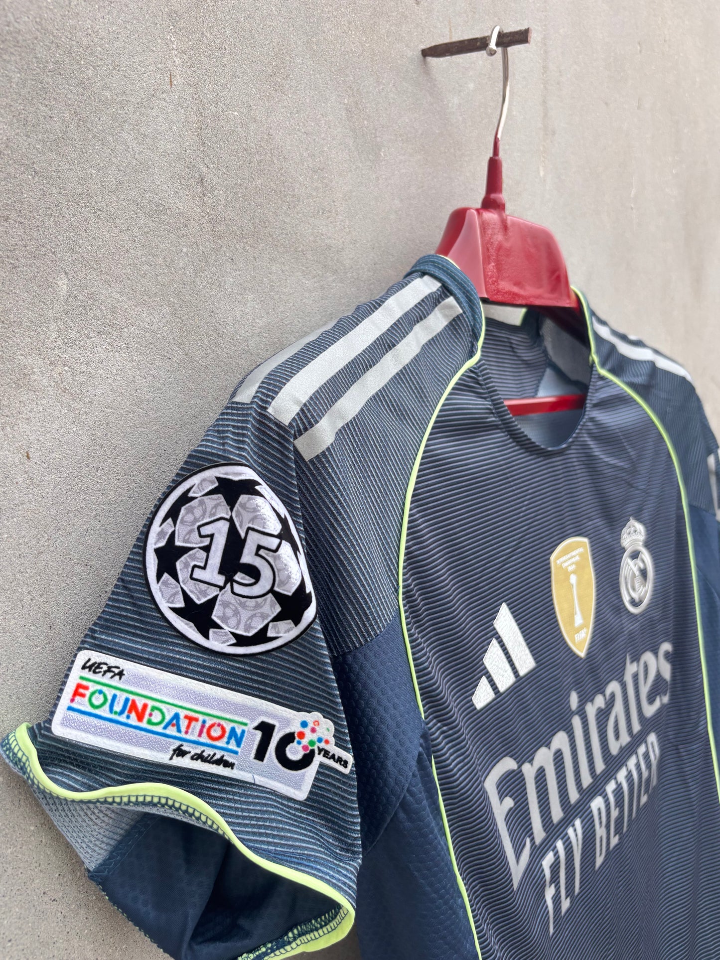 Real Madrid Away HALF SLEEVE JERSEY(TPU LOGO) 2026