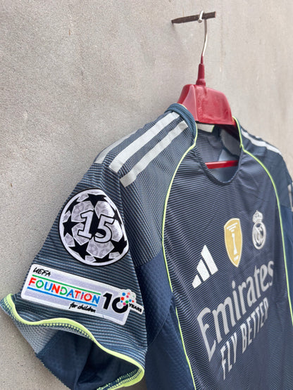 Real Madrid Away HALF SLEEVE JERSEY(TPU LOGO) 2026