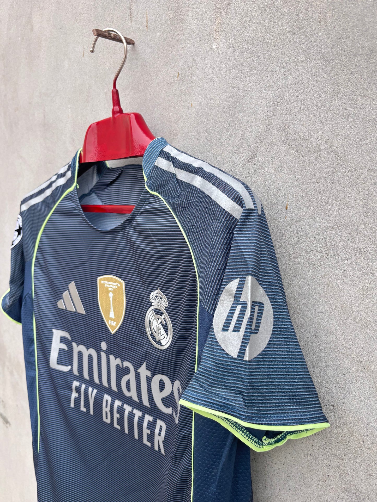 Real Madrid Away HALF SLEEVE JERSEY(TPU LOGO) 2026