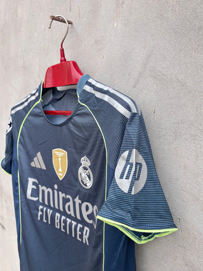 Real Madrid Away HALF SLEEVE JERSEY(TPU LOGO) 2026