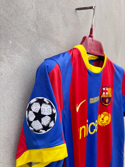 MESSI 10 BARCELONA 2011 FINAL JERSEY(EMBROIDED LOGO)