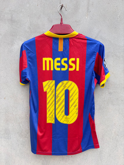 MESSI 10 BARCELONA 2011 FINAL JERSEY(EMBROIDED LOGO)