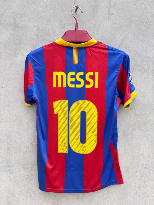 MESSI 10 BARCELONA 2011 FINAL JERSEY(EMBROIDED LOGO)