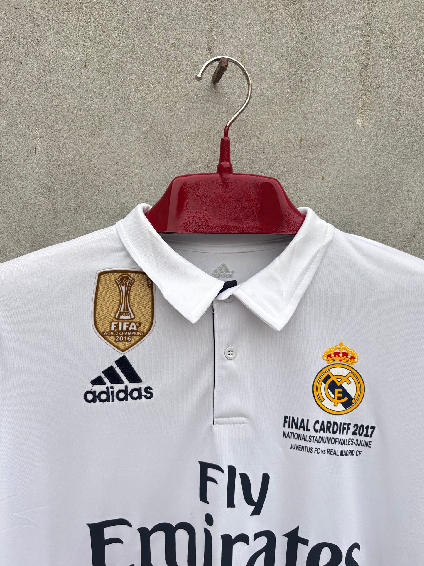 Ronaldo 7 Real Madrid Home  2016/17 FULL SLEEVE JERSEY (ORIGINAL LOGO)