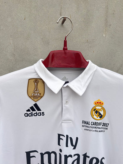 Ronaldo 7 Real Madrid Home  2016/17 FULL SLEEVE JERSEY (ORIGINAL LOGO)