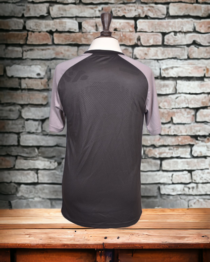 GREY AND BLACK RAGLAN DRI-FIT SWEAT ABSORBANT SHIRT