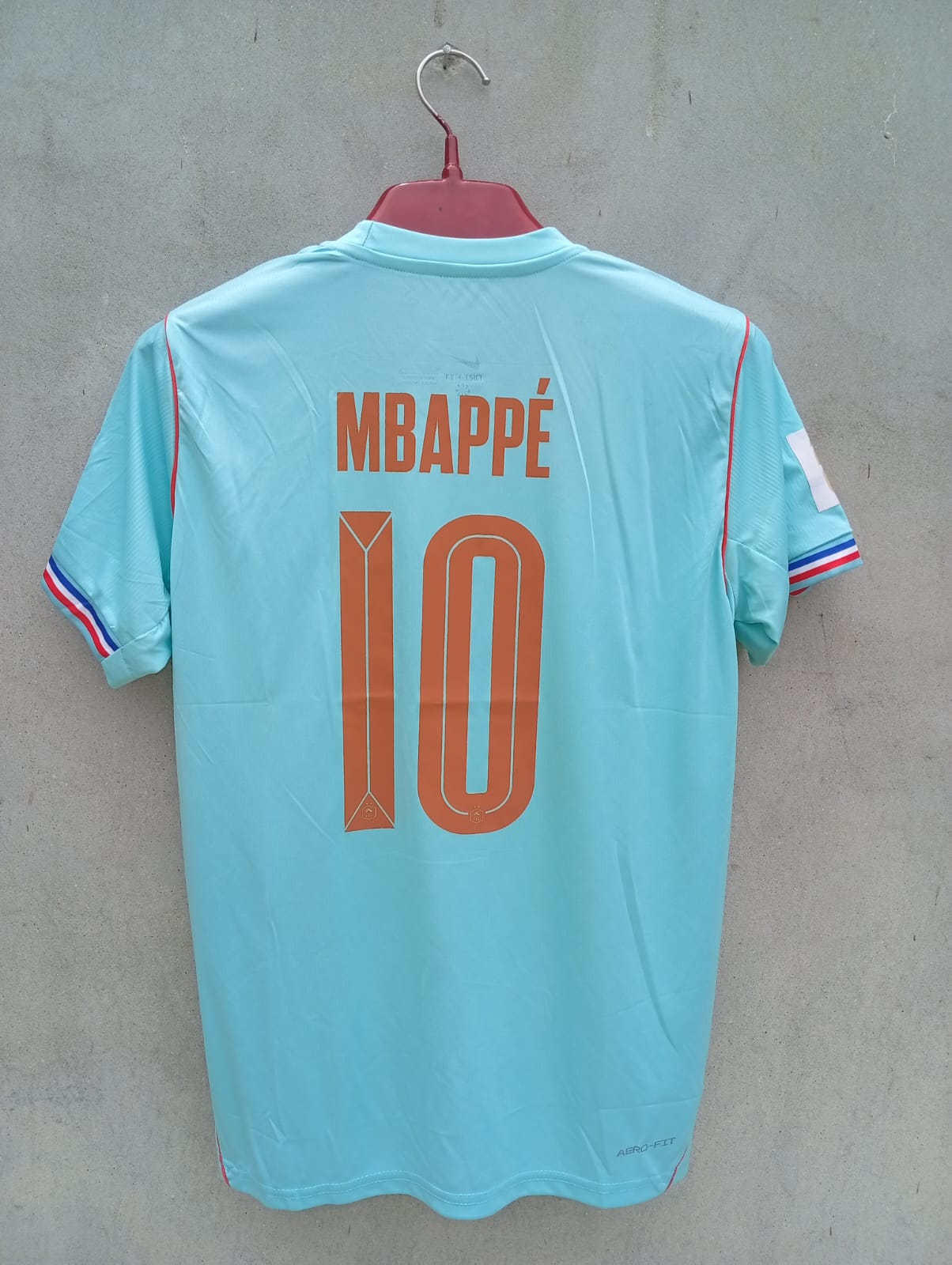 MBAPPE 10 FRANCE AWAY FIFA CUP JERSEY (EMBROIDED LOGO)