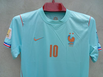 MBAPPE 10 FRANCE AWAY FIFA CUP JERSEY (EMBROIDED LOGO)