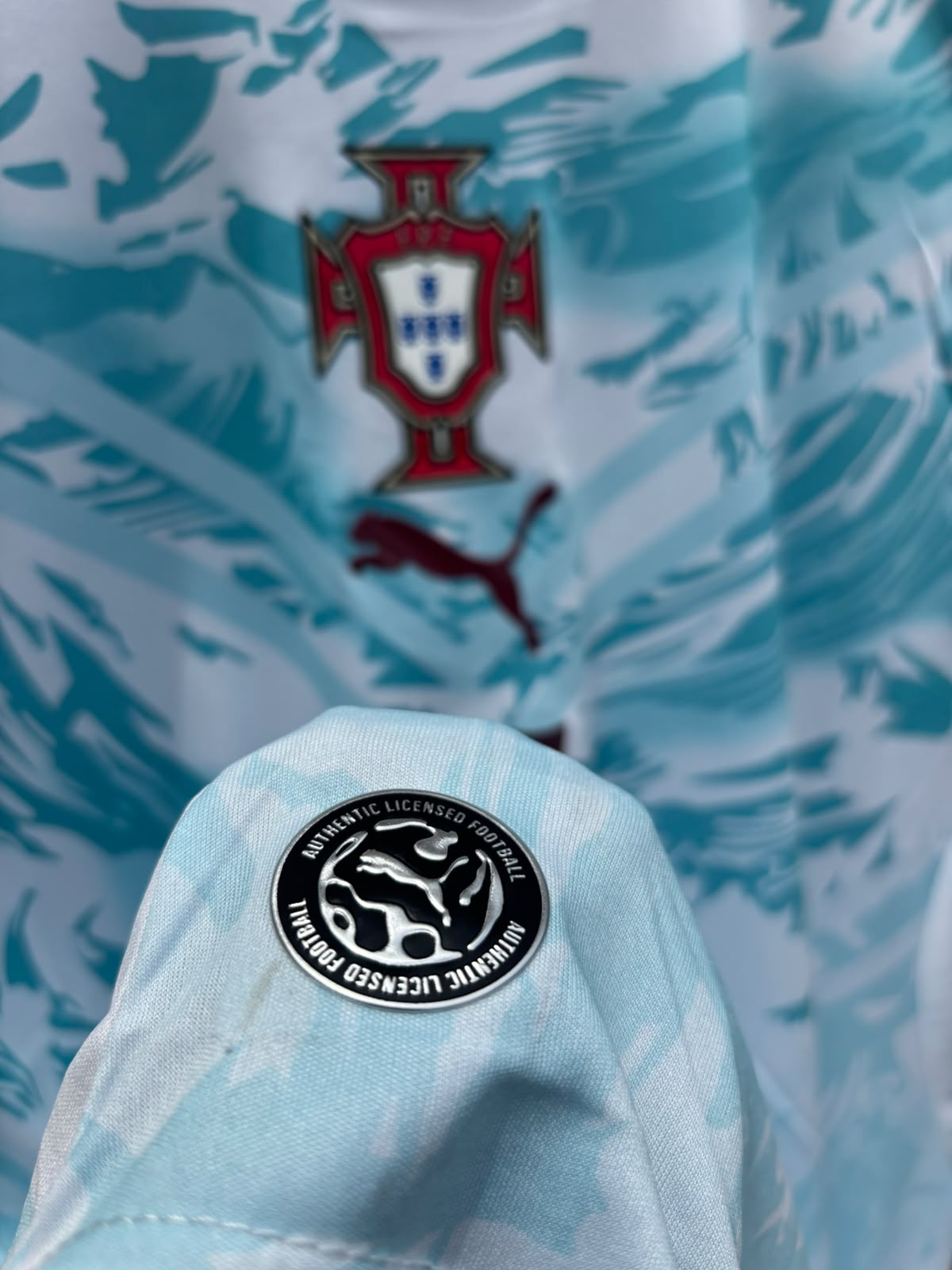 RONALDO 7 PORTUGAL AWAY FIFA CUP JERSEY (TPU LOGO)