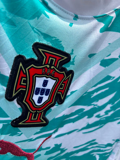 RONALDO 7 PORTUGAL AWAY FIFA CUP EMBROIDED LOGO JERSEY