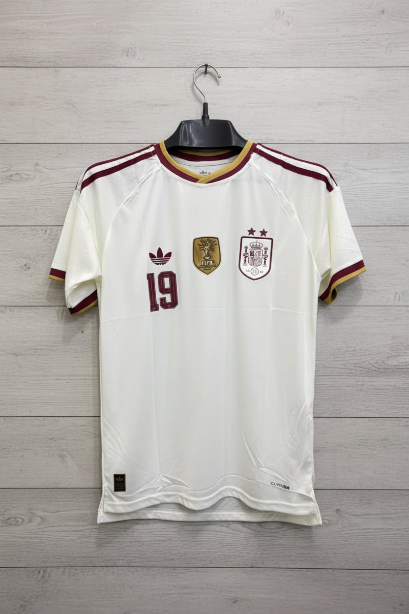 SPAIN AWAY FIFA CUP 2 STAR JERSEY 2026 ( TPU LOGO)